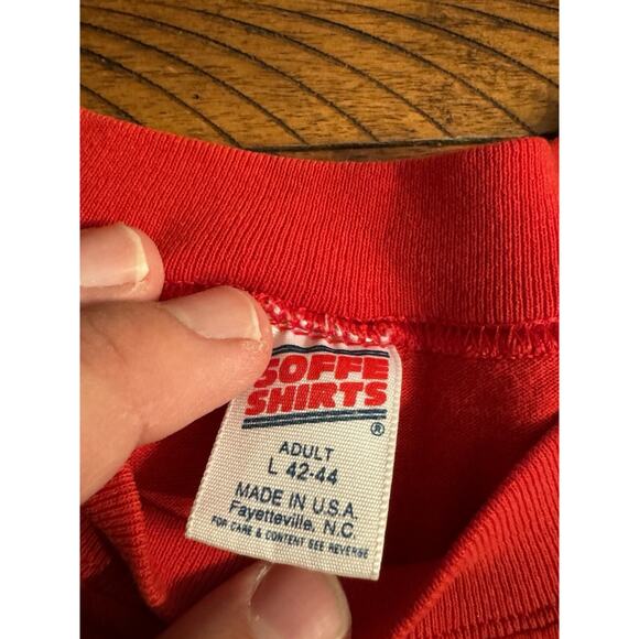 RARE USMC Marine Corps Devil Dog USA Made 2 Sided Graphic T Shirt Large Read - Picture 4 of 9